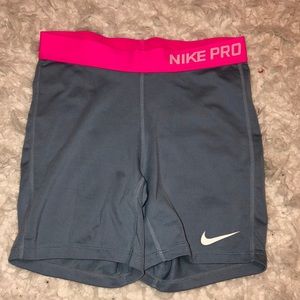 Kids grey Nike pro spandex (long)